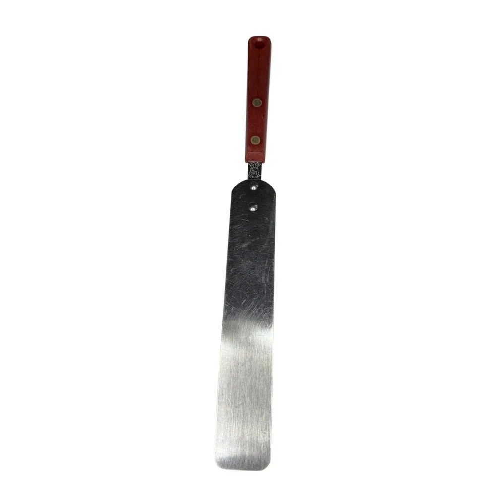 ERCO Forge USA Stainless Steel Spatula Turner Wood Handle Kitchen Utensil